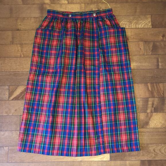 American Vintage Tarten Agile wrap skirt with pockets size 12 - Picture 4 of 11